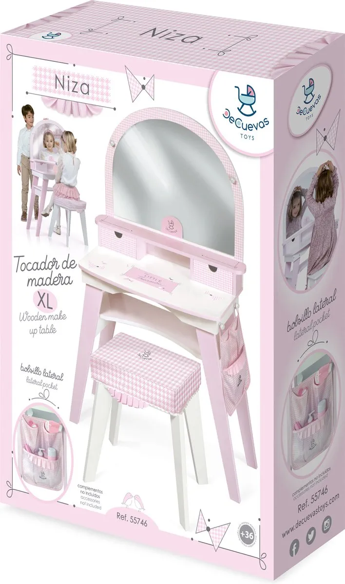 Toilet met bankje Decuevas 62 x 38 x 110 cm