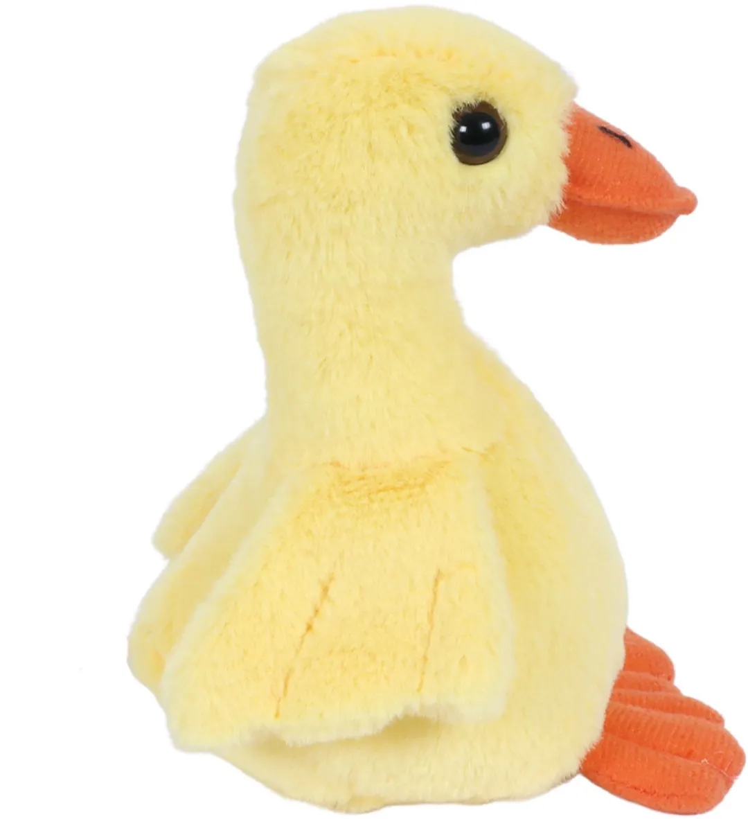 PIA Soft Toys Pluche Knuffeldier Eendje - Geel 12cm