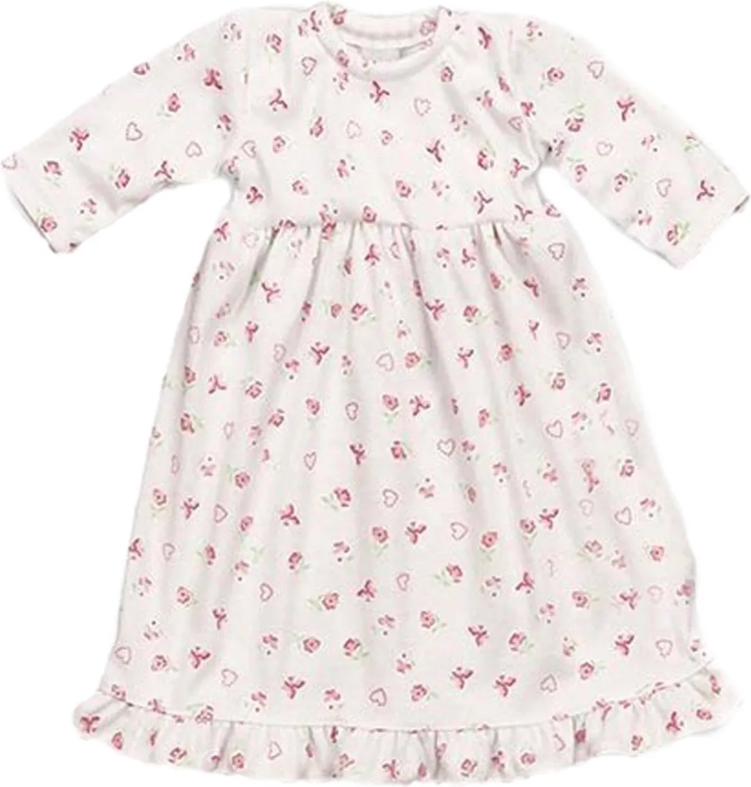 Sophia's Nachtjapon DRNGP-PR-UPC - Babypop - Wit/Bloemen