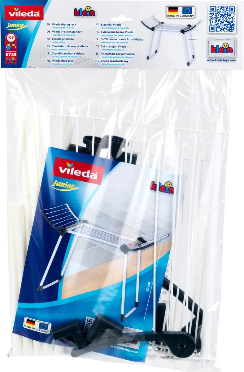 Klein Toys Vileda Droogrek - 65x33x49,5cm - Multicolor