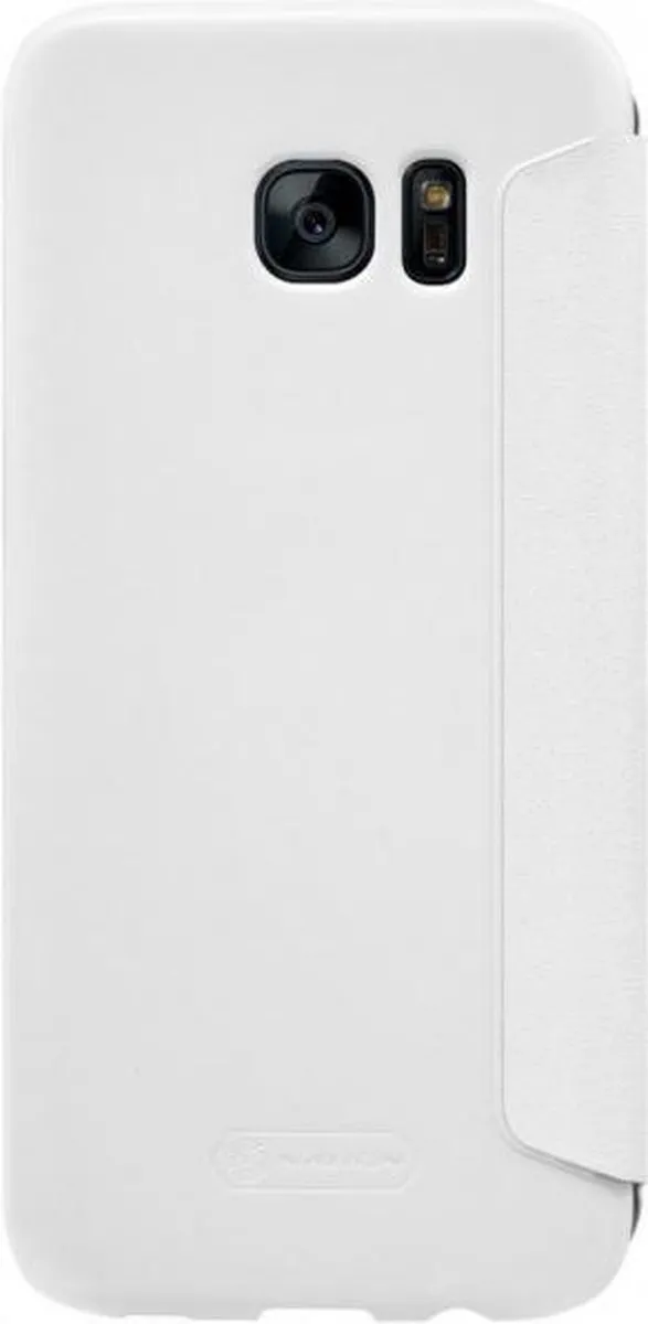 Nillkin Sparkle Series Leather Case Samsung Galaxy S7 Edge - Wit