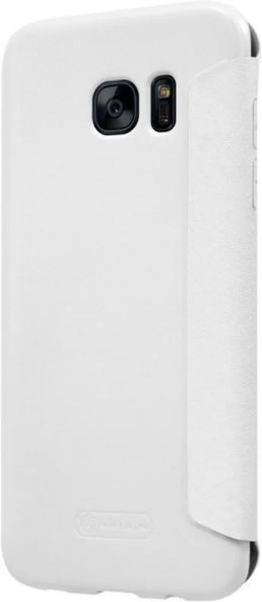 Nillkin Sparkle Series Leather Case Samsung Galaxy S7 Edge - Wit