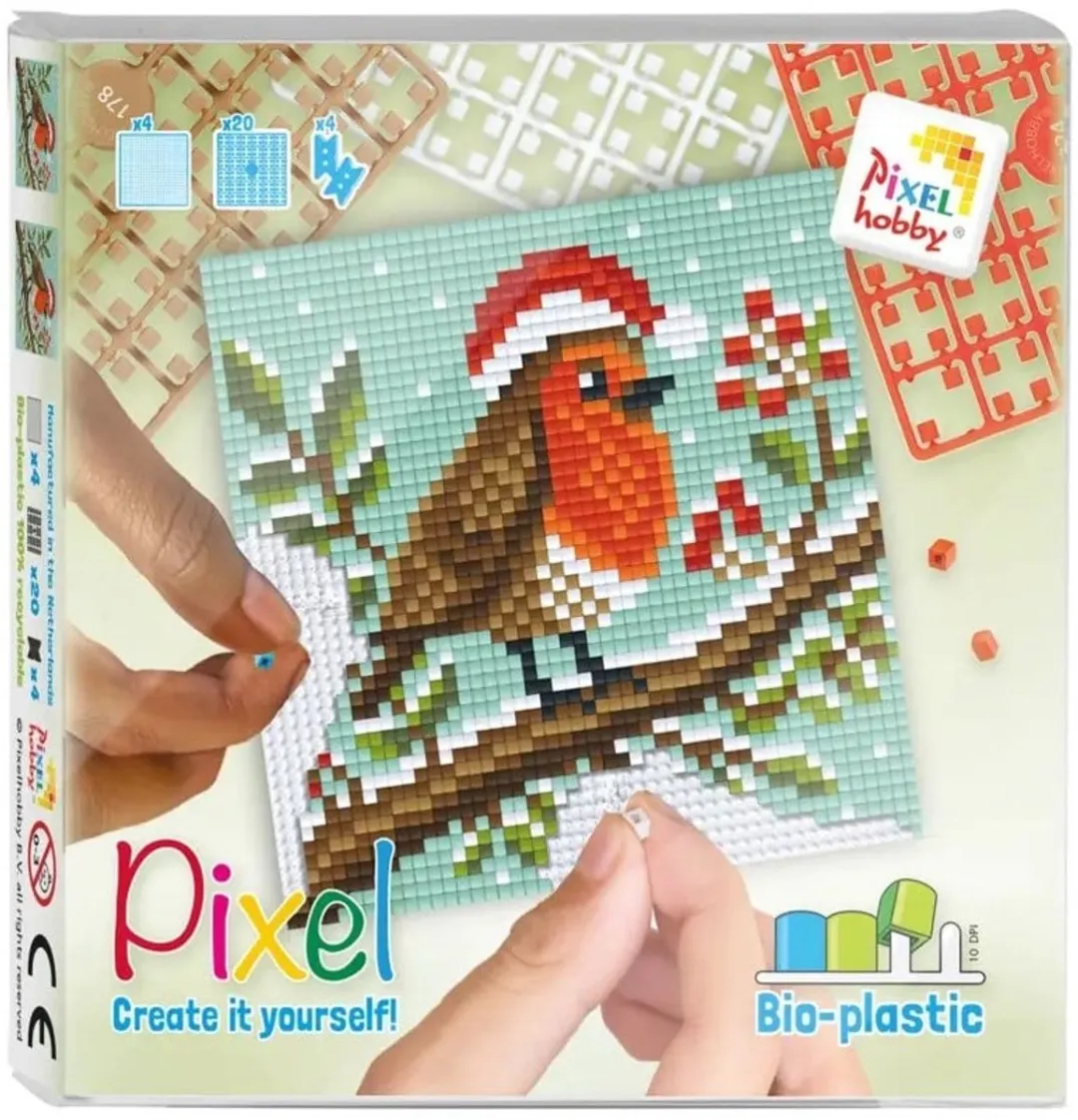 Pixelhobby Classic Kerst Vogel 12x12cm
