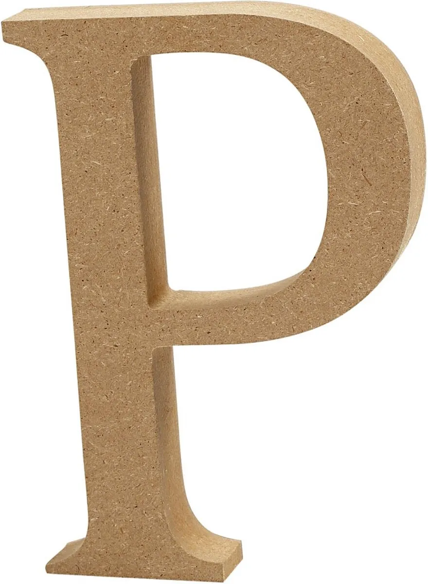 Creativ Company MDF Hoofdletter P 13cm