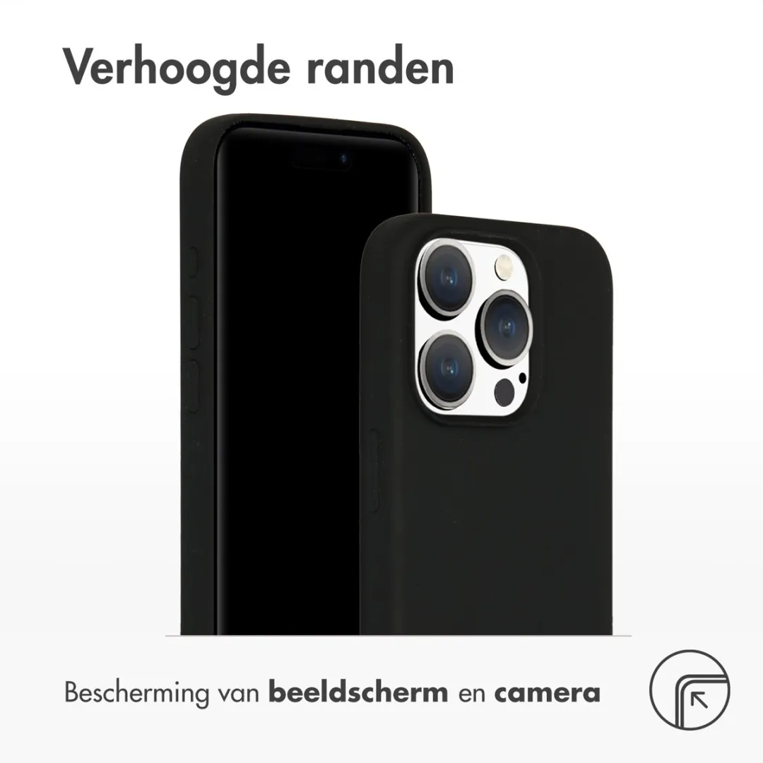 Accezz Hoesje iPhone 15 Pro MagSafe - Zwart