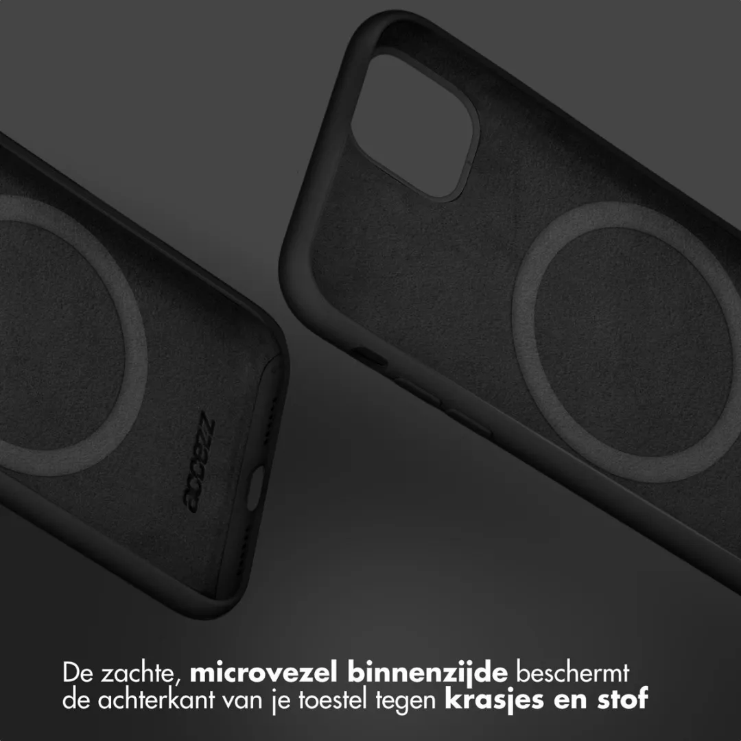 Accezz Hoesje iPhone 15 Pro MagSafe - Zwart