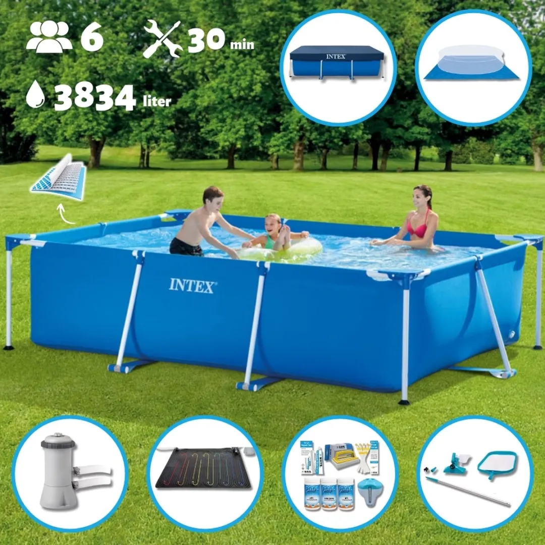 Intex Opzetzwembad 300x200x75cm Blauw