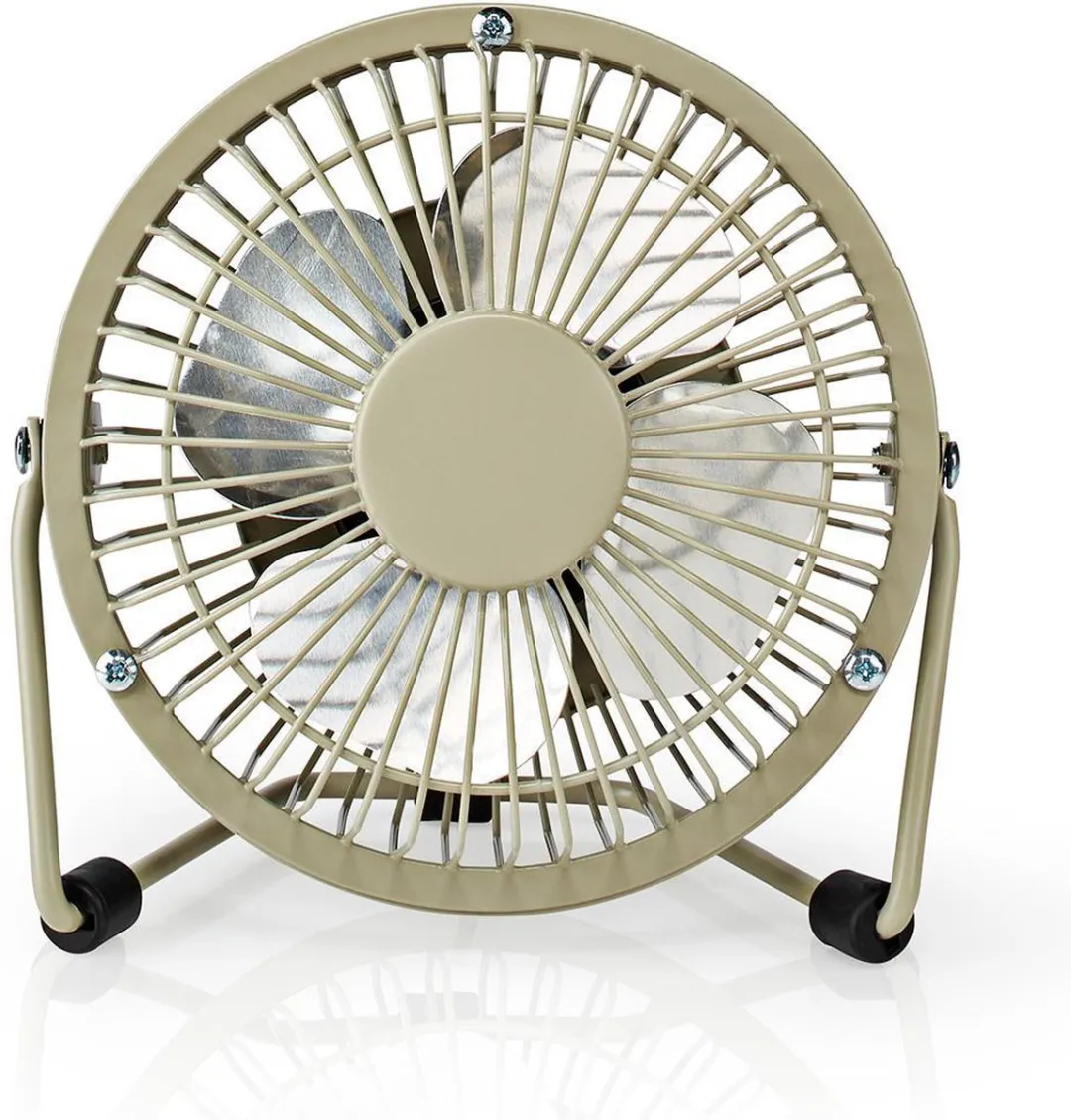 Nedis FNDK1GY10 Tafelventilator 10cm - Grijs