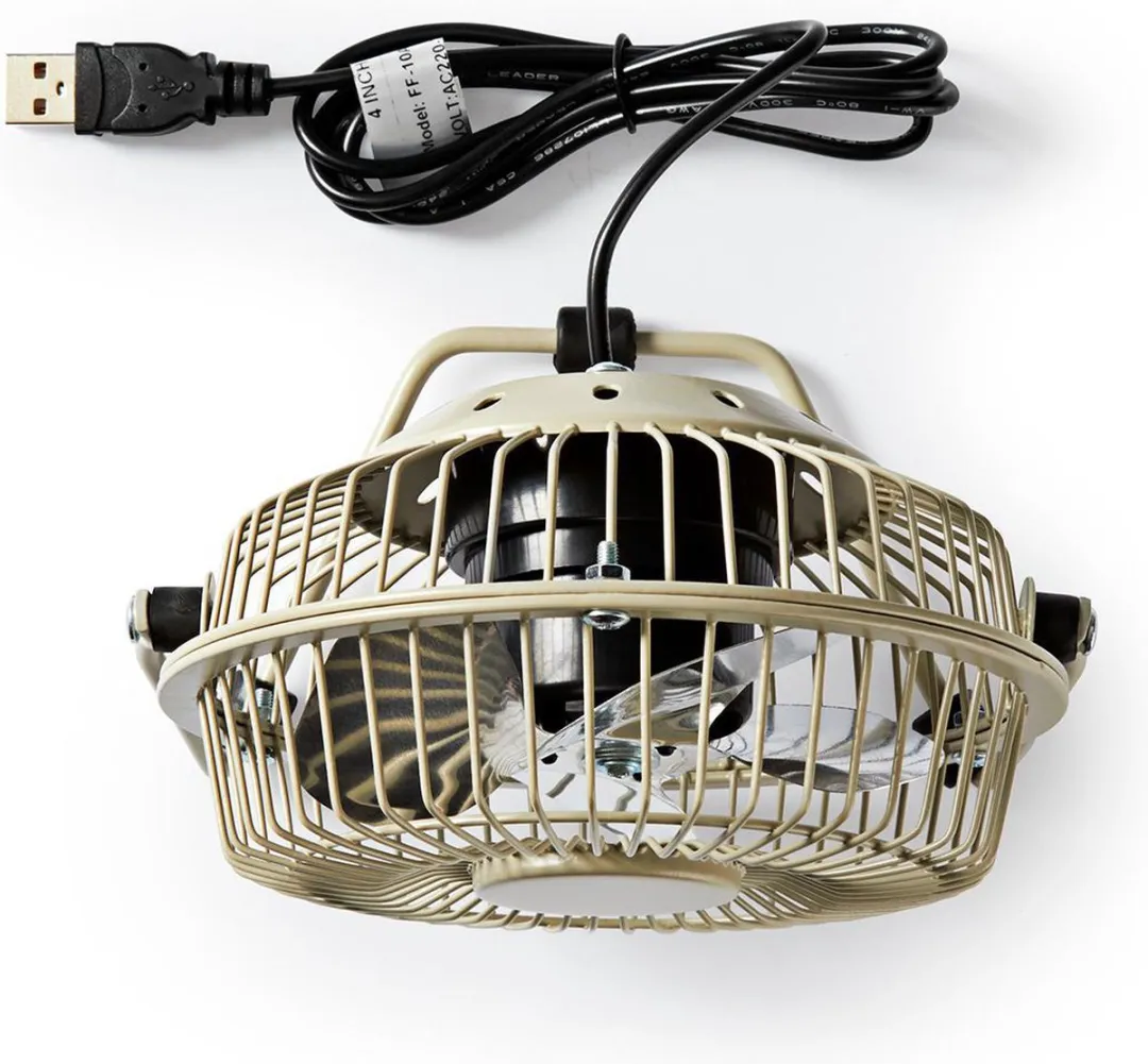 Nedis FNDK1GY10 Tafelventilator 10cm - Grijs