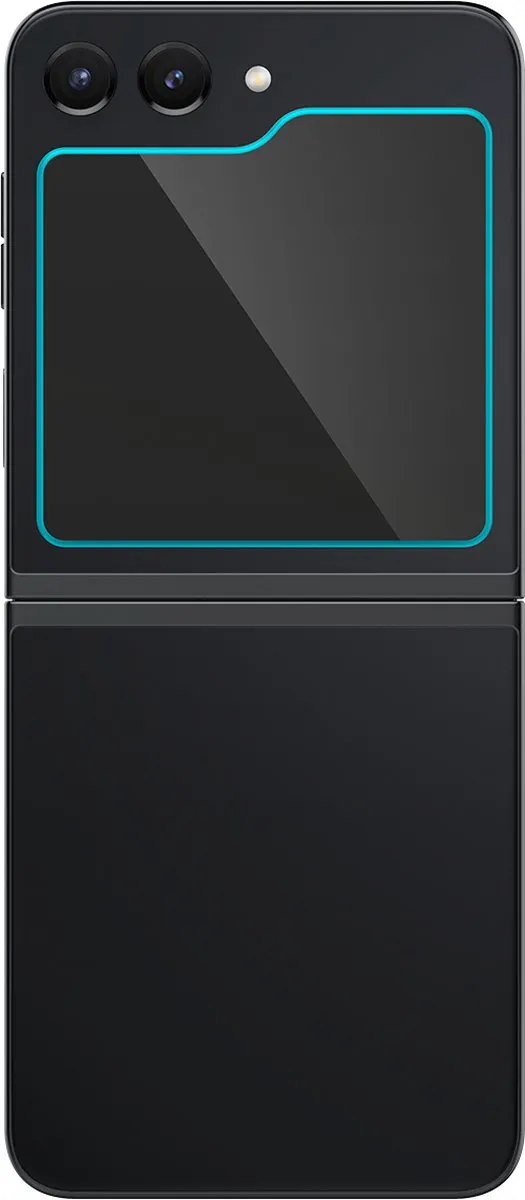 Samsung Galaxy Z Flip5 screenprotector met Montage frame - Scharnier Screen Protector - Spigen
