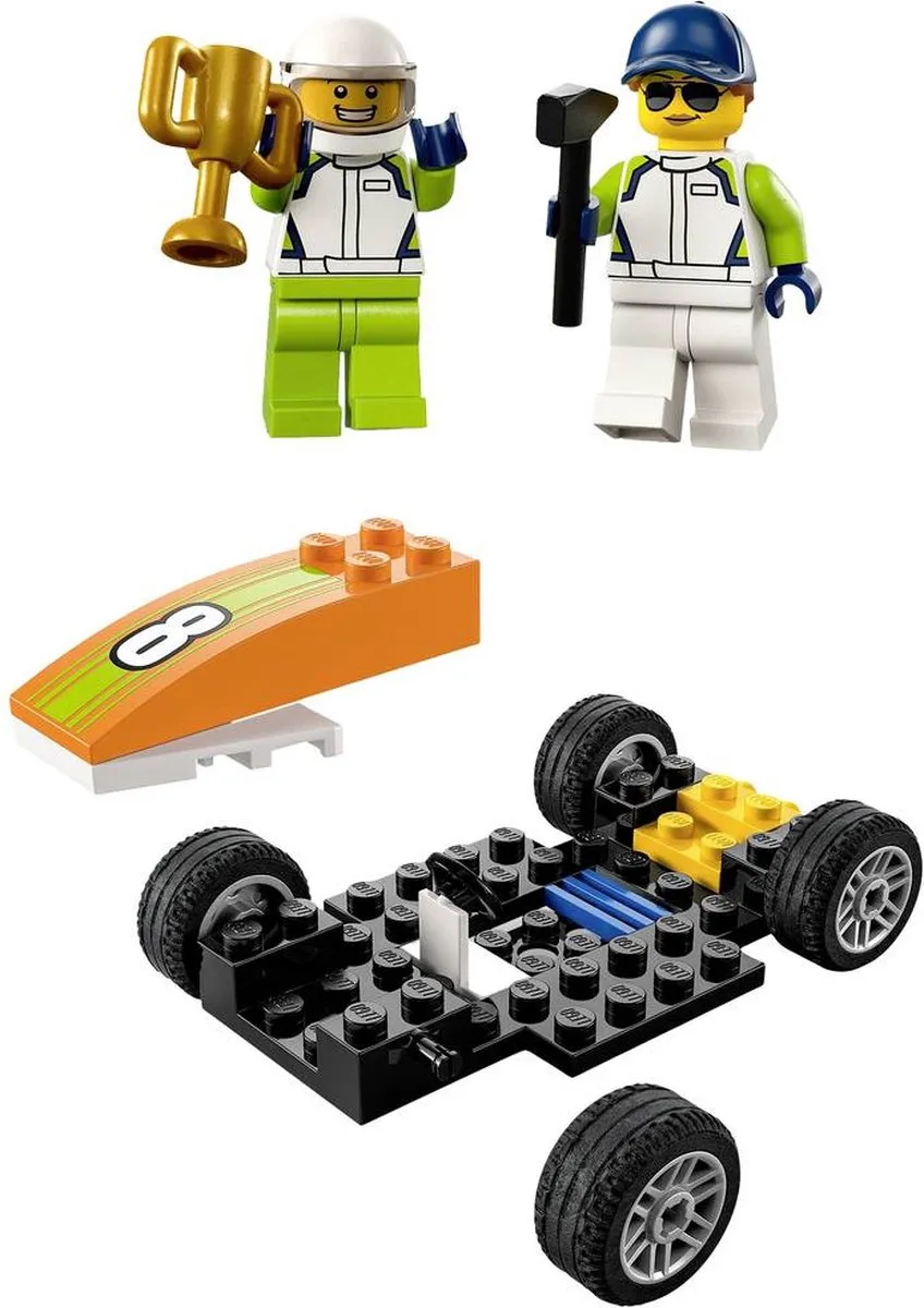 LEGO City Racewagen 60322 - 2 Minifiguren - afbeelding 6 van 6