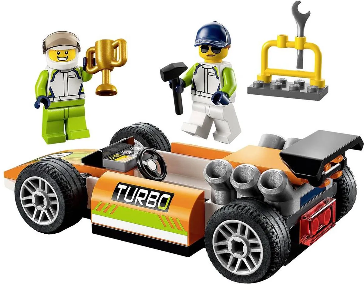 LEGO City Racewagen 60322 - 2 Minifiguren