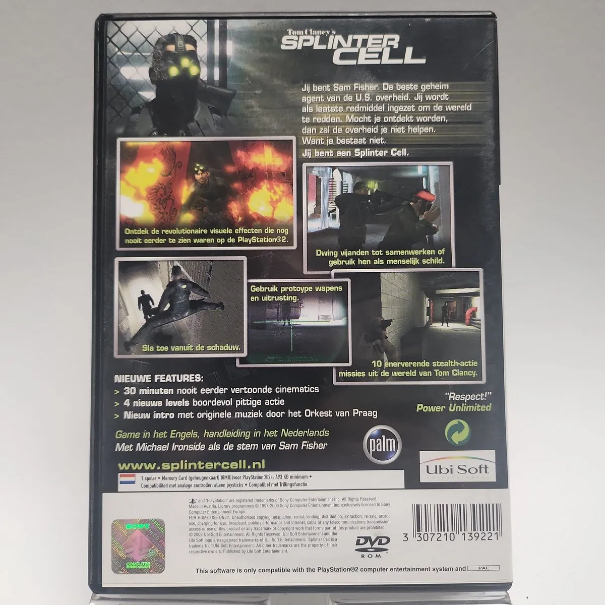 Ubisoft Tom Clancy's Splinter Cell - PS2 Game