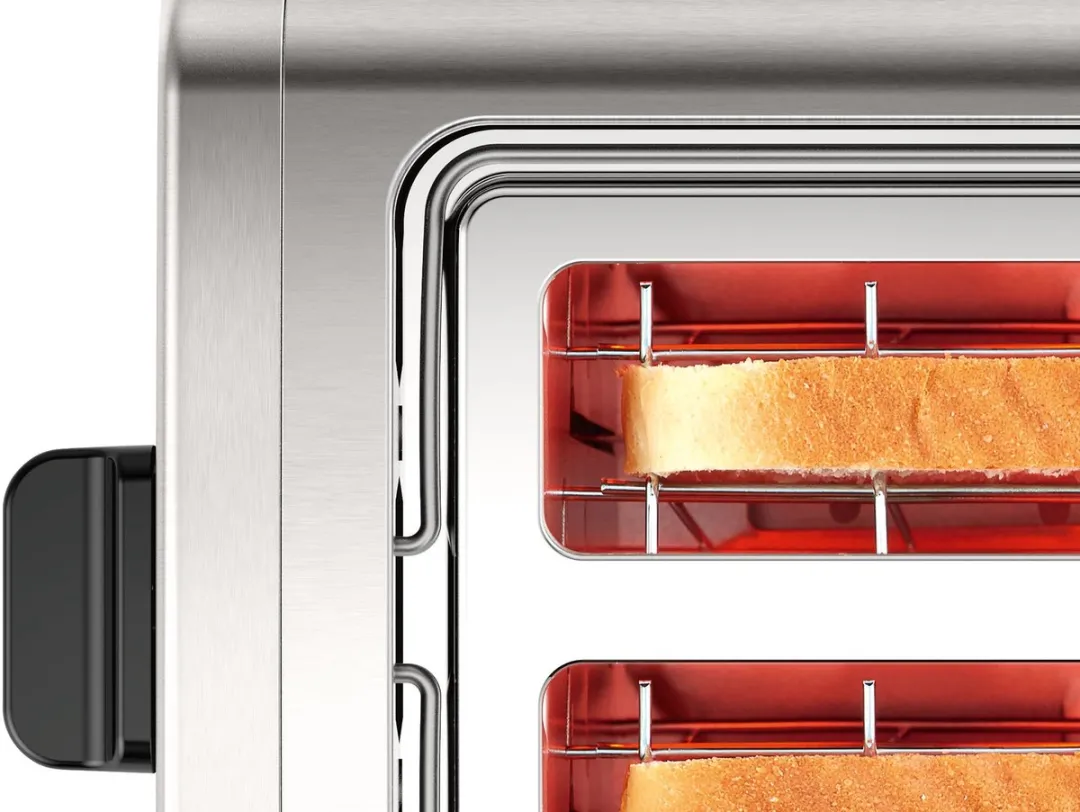 Bosch TAT4P420 DesignLine Broodrooster 2 Snacks - 970W - RVS