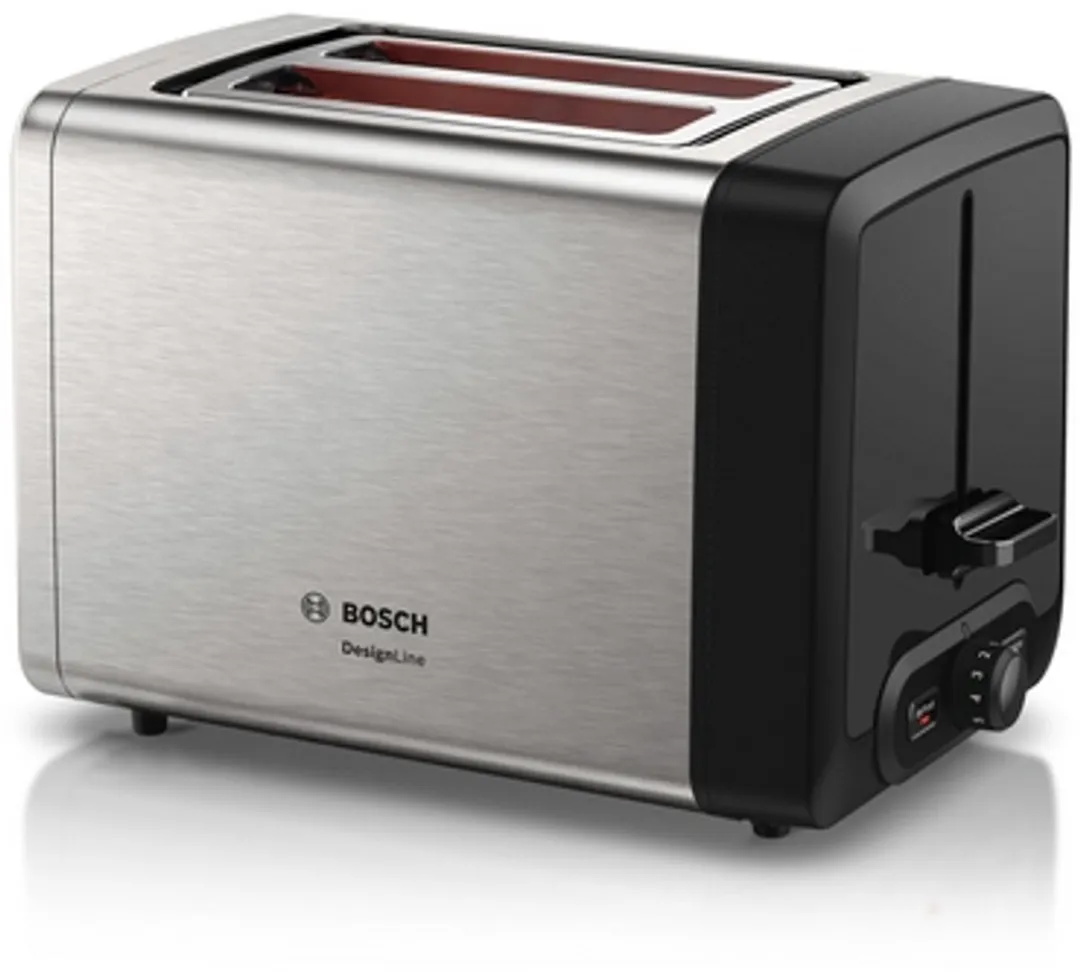 Bosch TAT4P420 DesignLine Broodrooster 2 Snacks - 970W - RVS - afbeelding 6 van 6