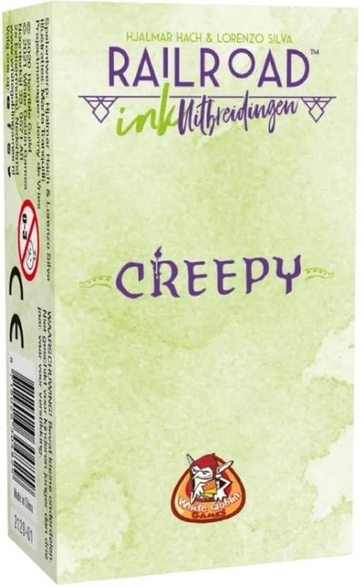 White Goblin Games Railroad Ink Creepy Uitbreiding - 4 Dobbelstenen - Roll & Write