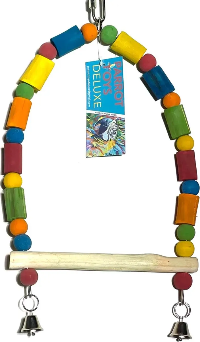 Parrots Toys Deluxe Rainbow Swing