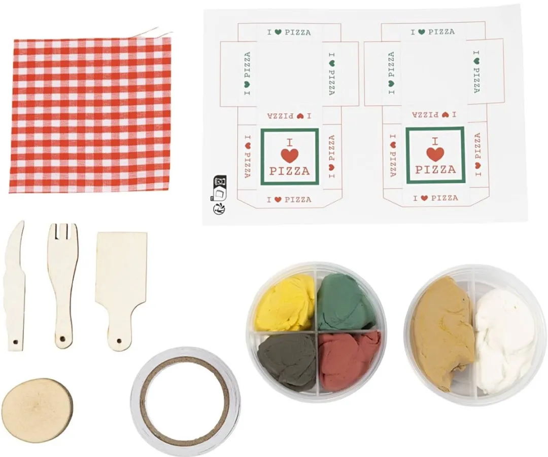 Creativ Company Mini Hobbyset Kabouterdeur Pizza - Divers
