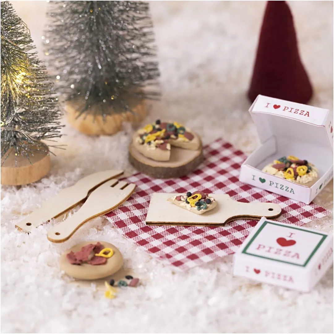Creativ Company Mini Hobbyset Kabouterdeur Pizza - Divers