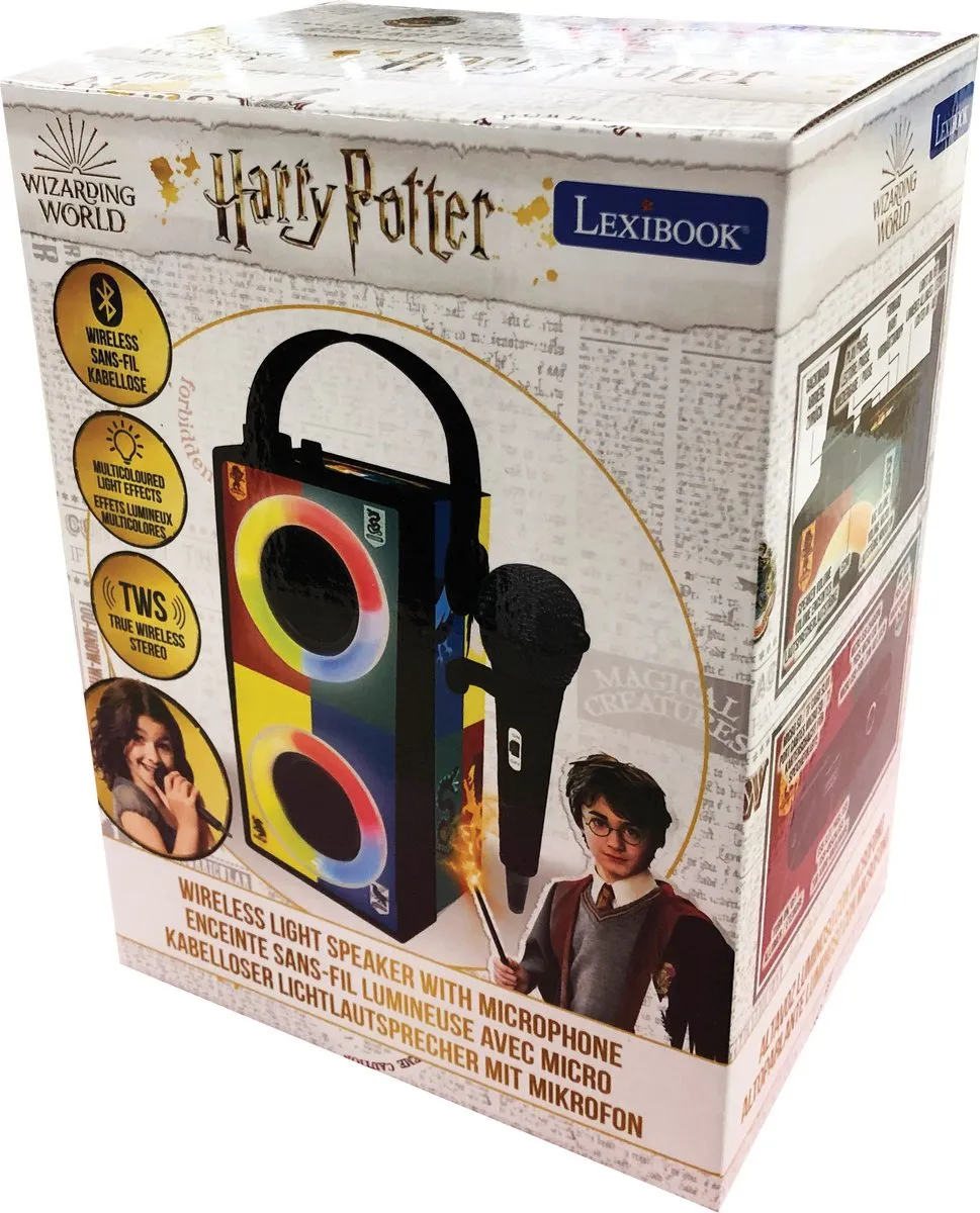 Harry Potter Bluetooth Speaker - Multi Colour - 2x AAA