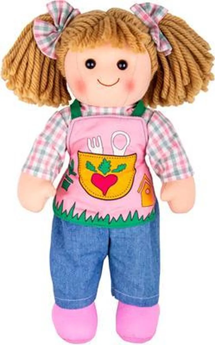 BIGJIGS Stoffenen Pop Elsie 35cm - Multi