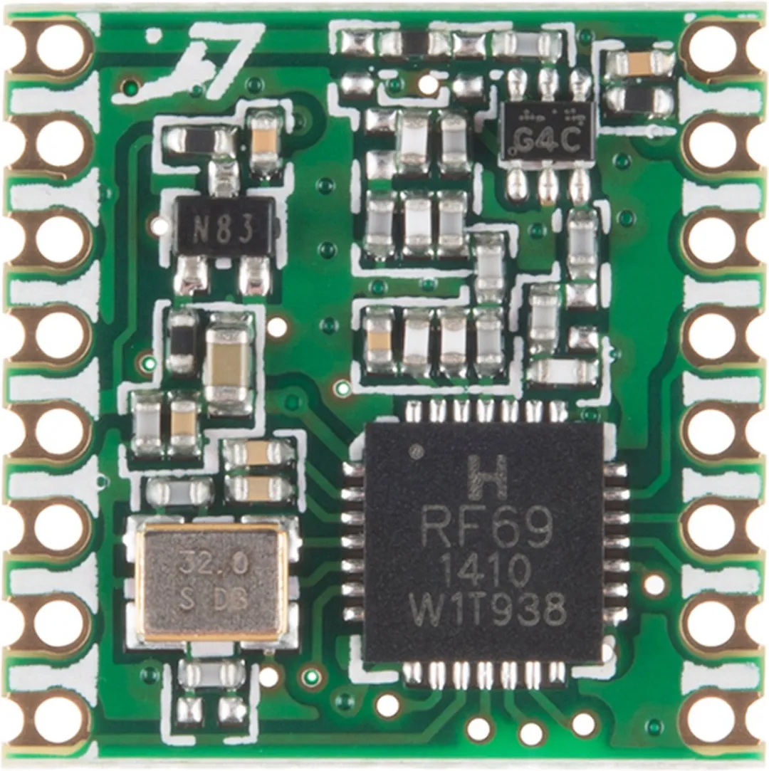 Sparkfun RFM69HCW RF-zender 434MHz - Arduino/Raspberry