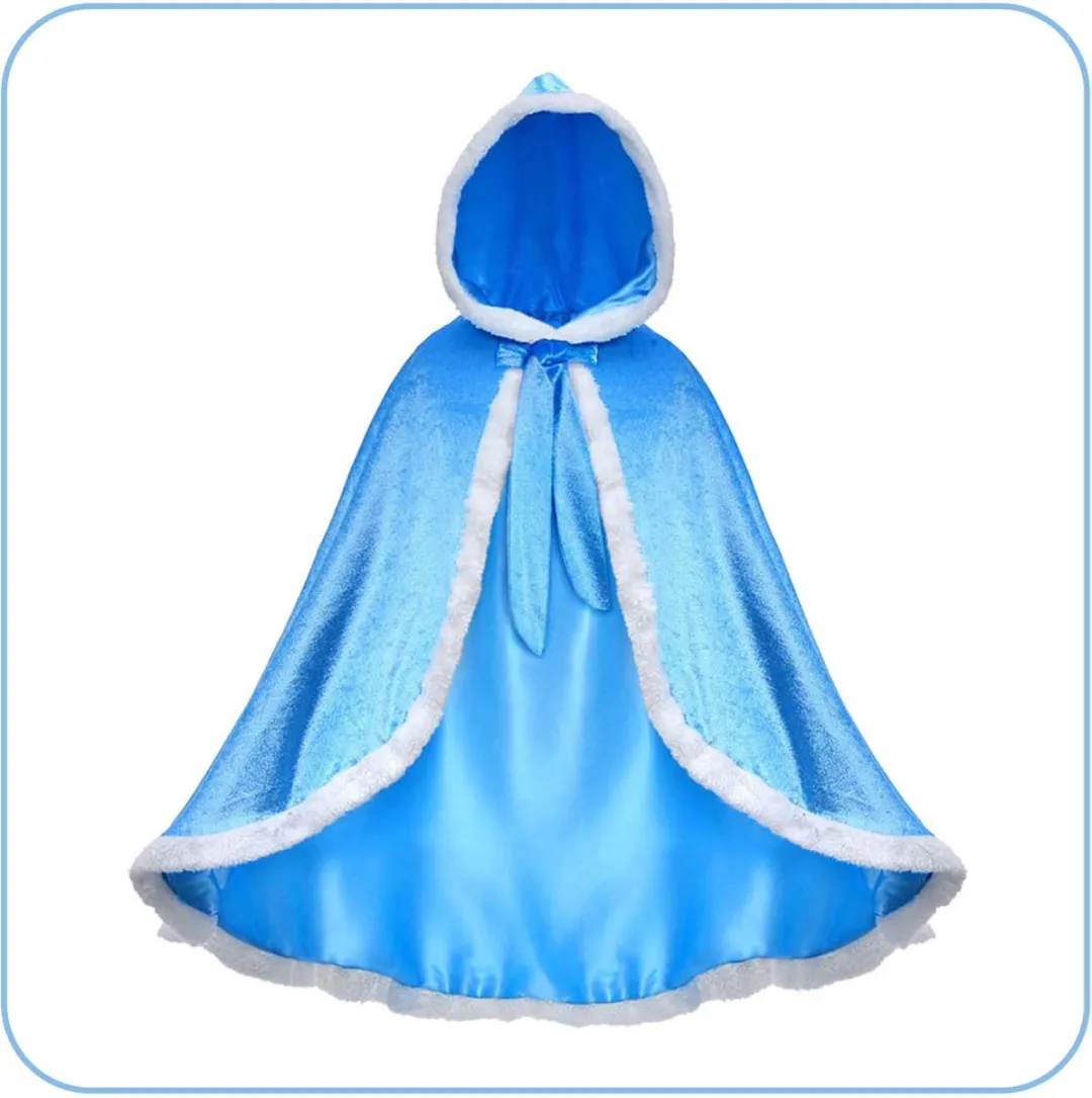 Jobber Toys Prinsessen Mantel - Blauw - 3-7 jaar