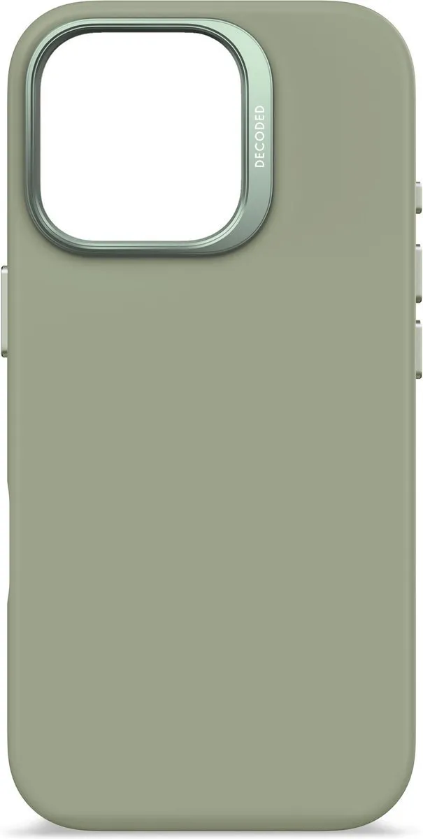 Decoded Siliconen Hoesje iPhone 15 Pro Jade Groen - Antibacterieel