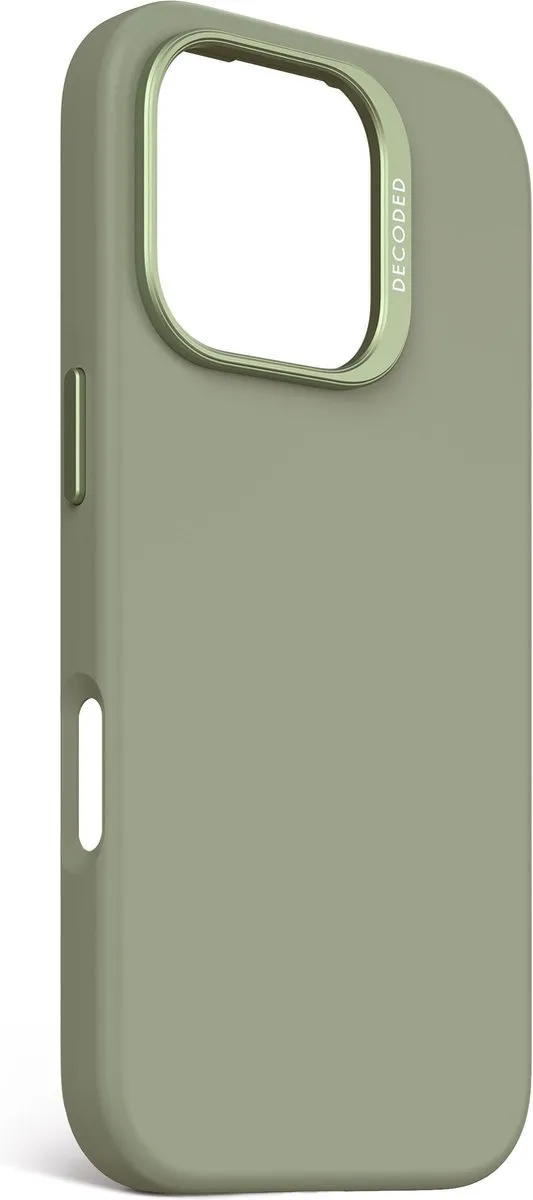 Decoded Siliconen Hoesje iPhone 15 Pro Jade Groen - Antibacterieel