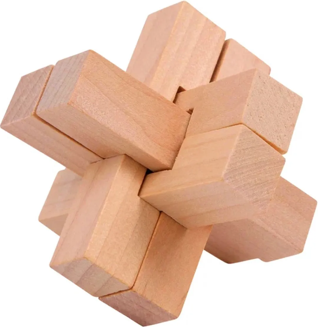 Small Foot Houten Breinpuzzels Set 4-delig - 2934