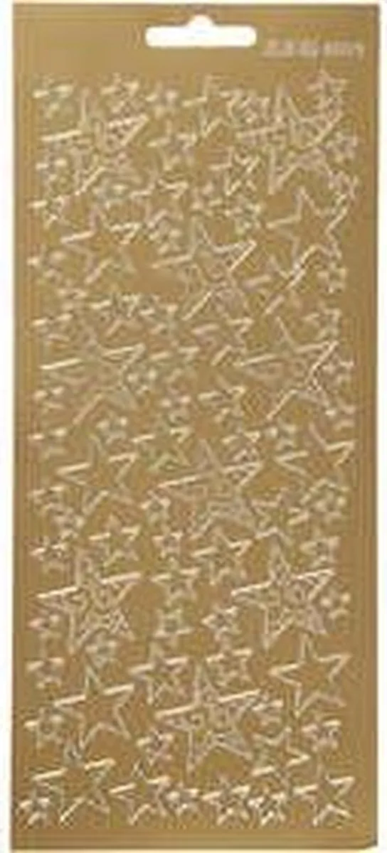 Creativ Company Goud Sterren Stickers 10x23cm - 1 Vel