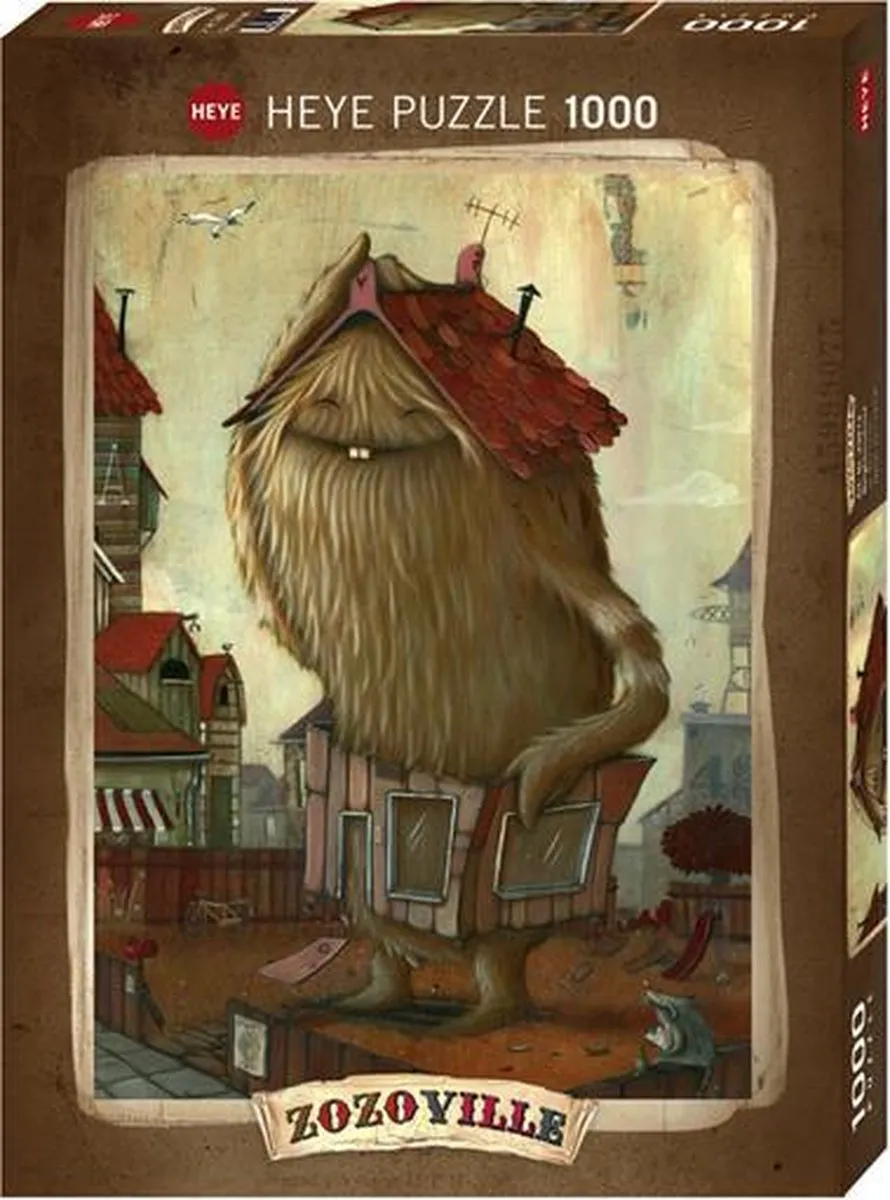 Heye Puzzel Neighbourhood Zozoville 1000 Stuks - Multicolor