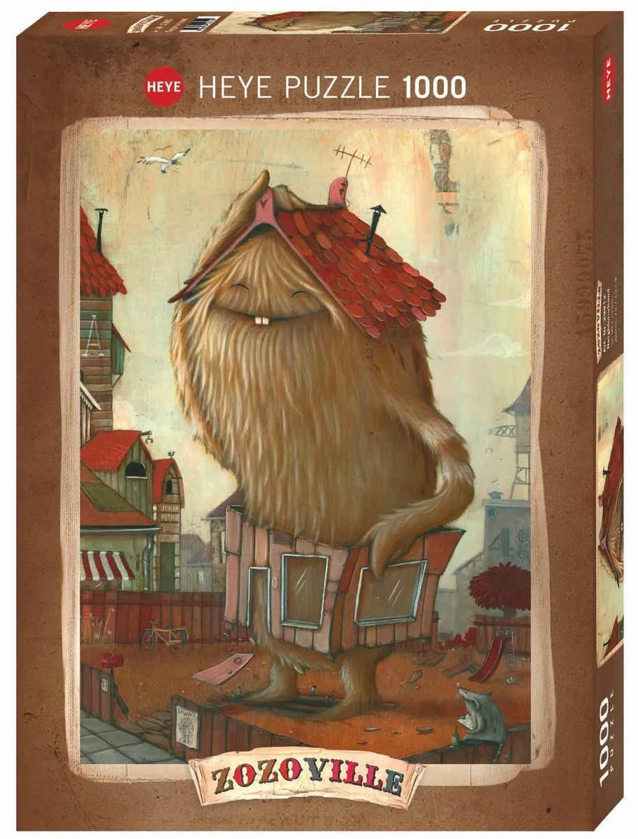 Heye Puzzel Neighbourhood Zozoville 1000 Stuks - Multicolor