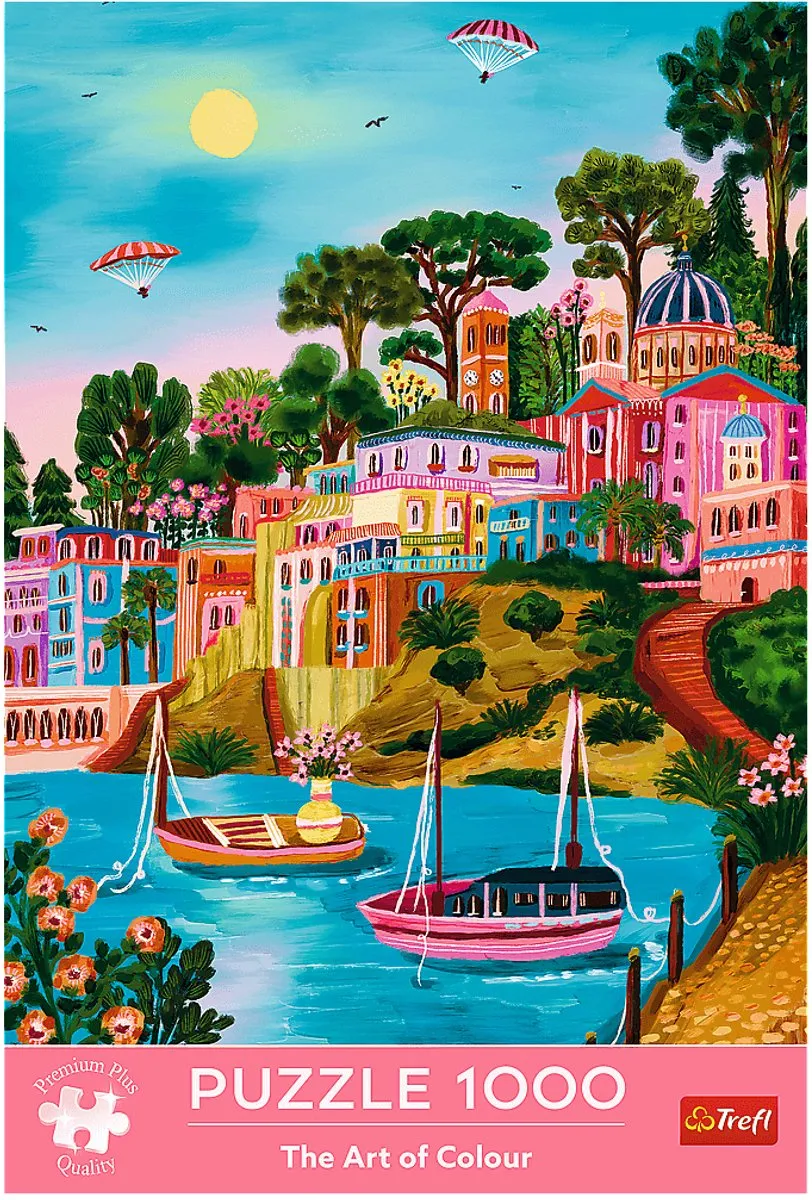 Trefl Puzzel 1000 Stuks Modern Syros Griekenland - Multicolor