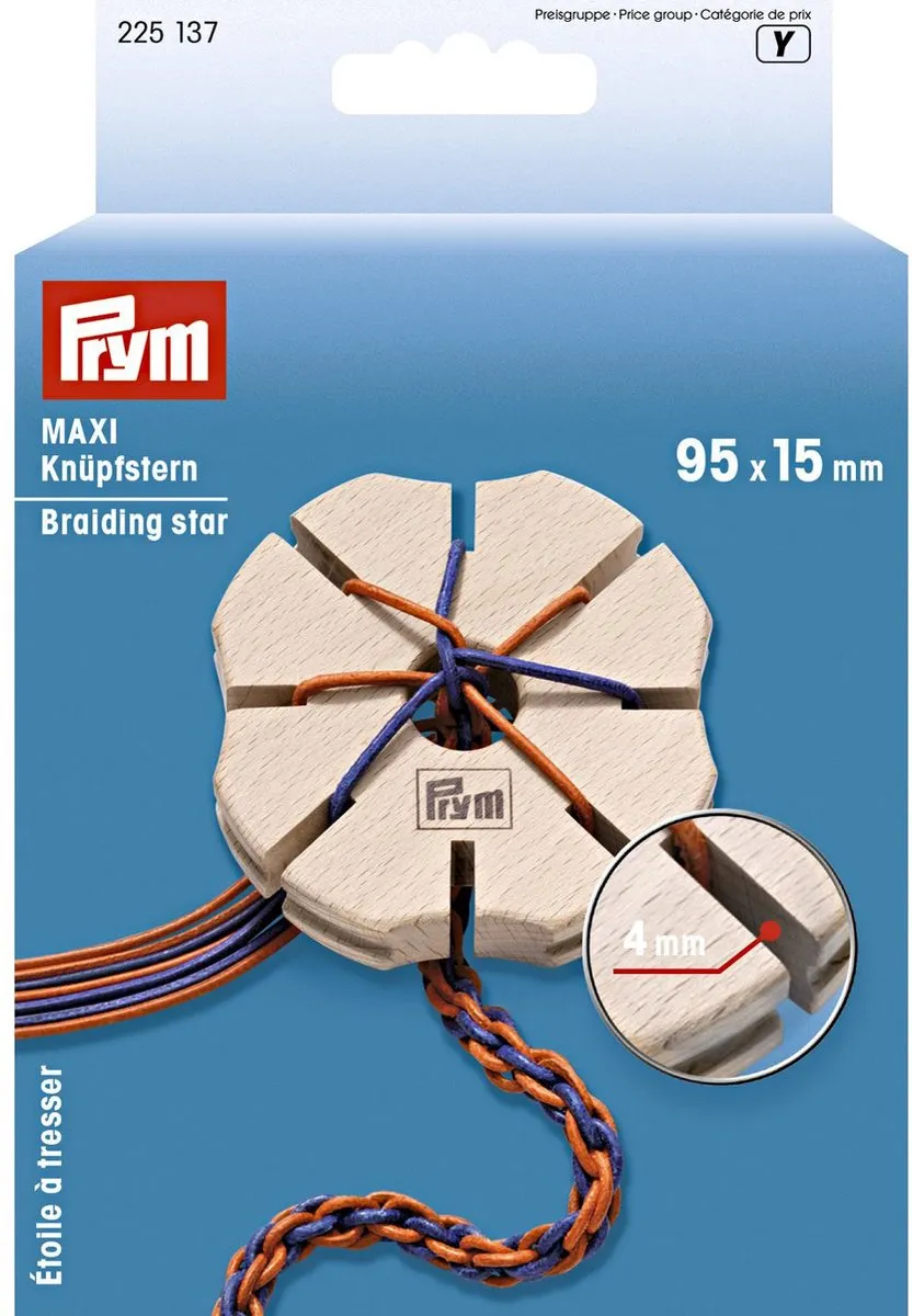 Prym Houten Knoopster 80x15mm