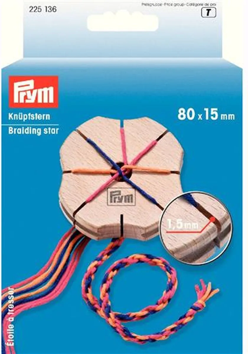 Prym Houten Knoopster 80x15mm