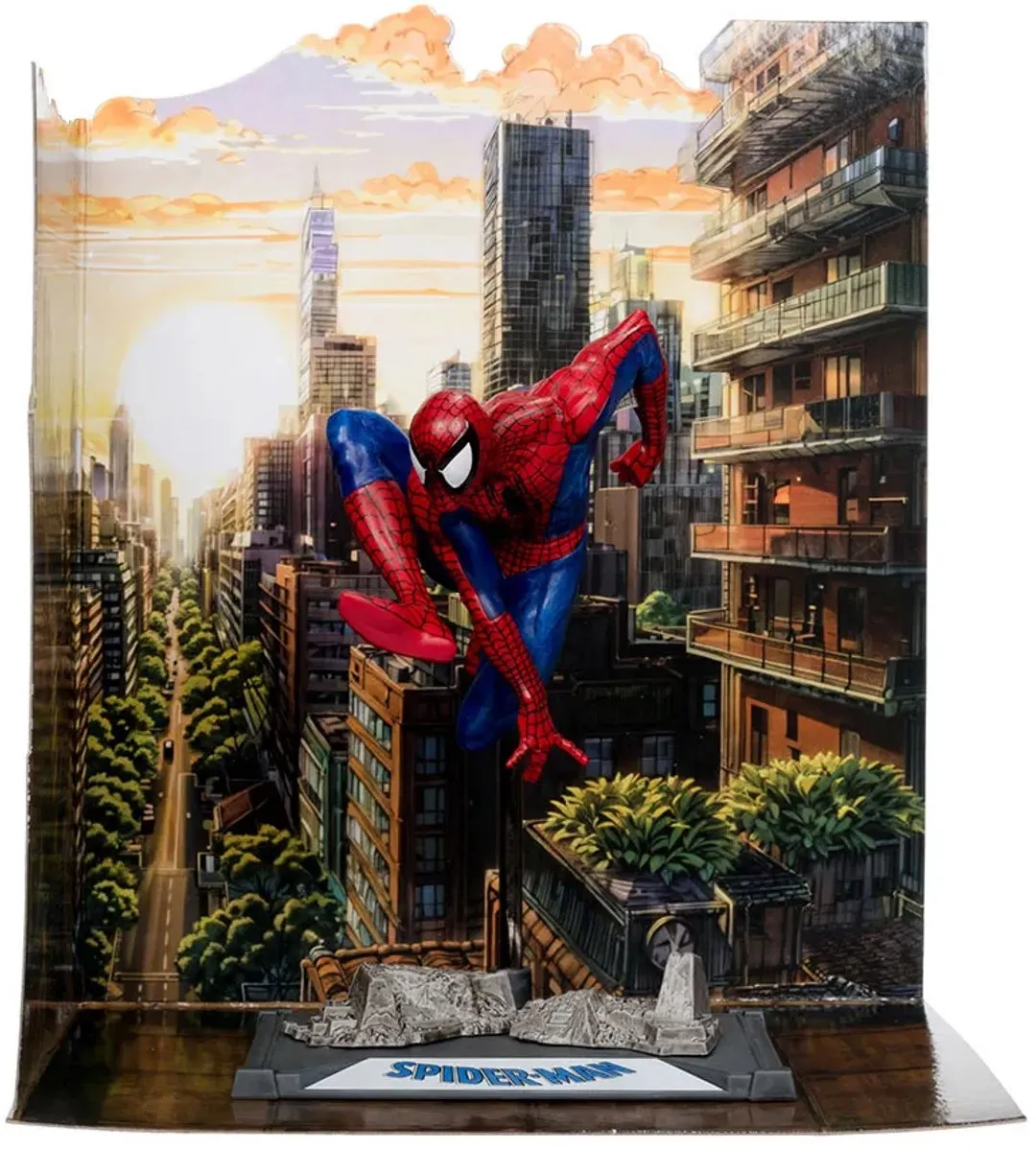McFarlane Toys Marvel Spider-Man #6 1/10 PVC Statue 9cm - Multi