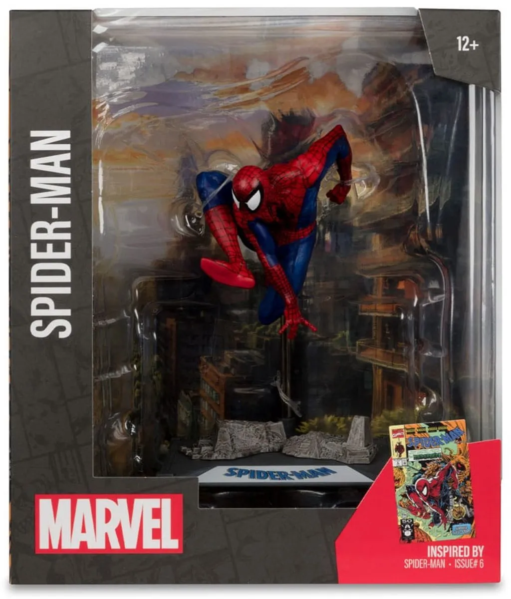 McFarlane Toys Marvel Spider-Man #6 1/10 PVC Statue 9cm - Multi - afbeelding 6 van 6