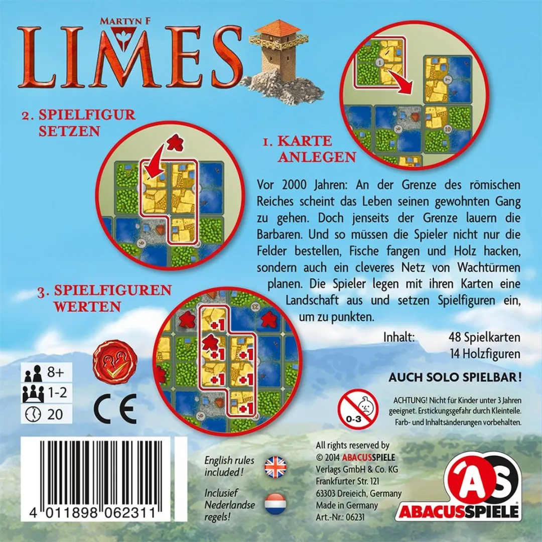 HOT Games Limes Kaartlegspel 06231 - 2 Spelers