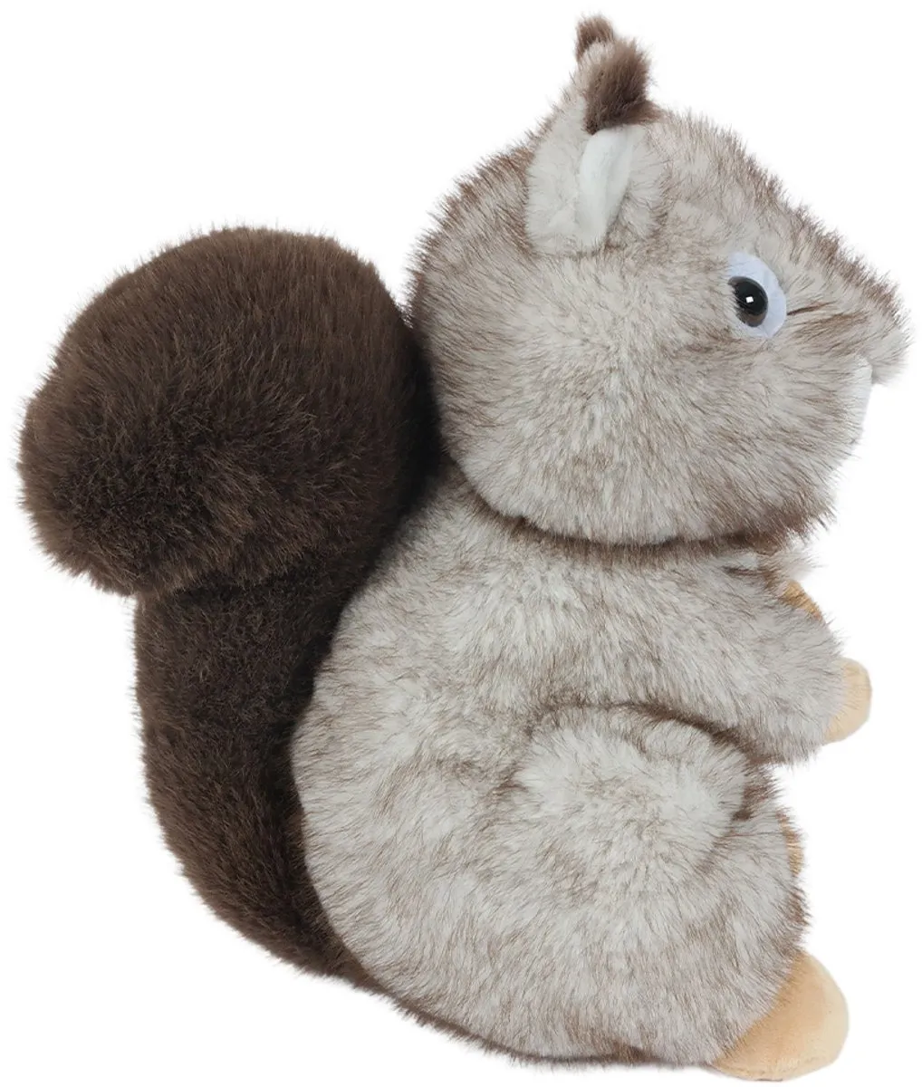 PIA Soft Toys Pluche Eekhoorn Knuffel 29cm - Grijs/Bruin