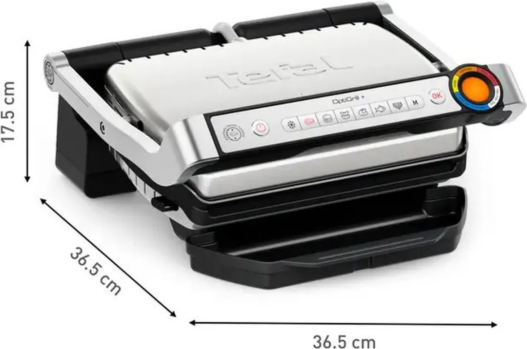 Tefal OptiGrill+ GC718D10 Contactgrill - 2000W - Inclusief tang - afbeelding 6 van 6