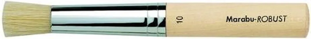 Marabu Robust Witte Ronde Borstel Raille 10