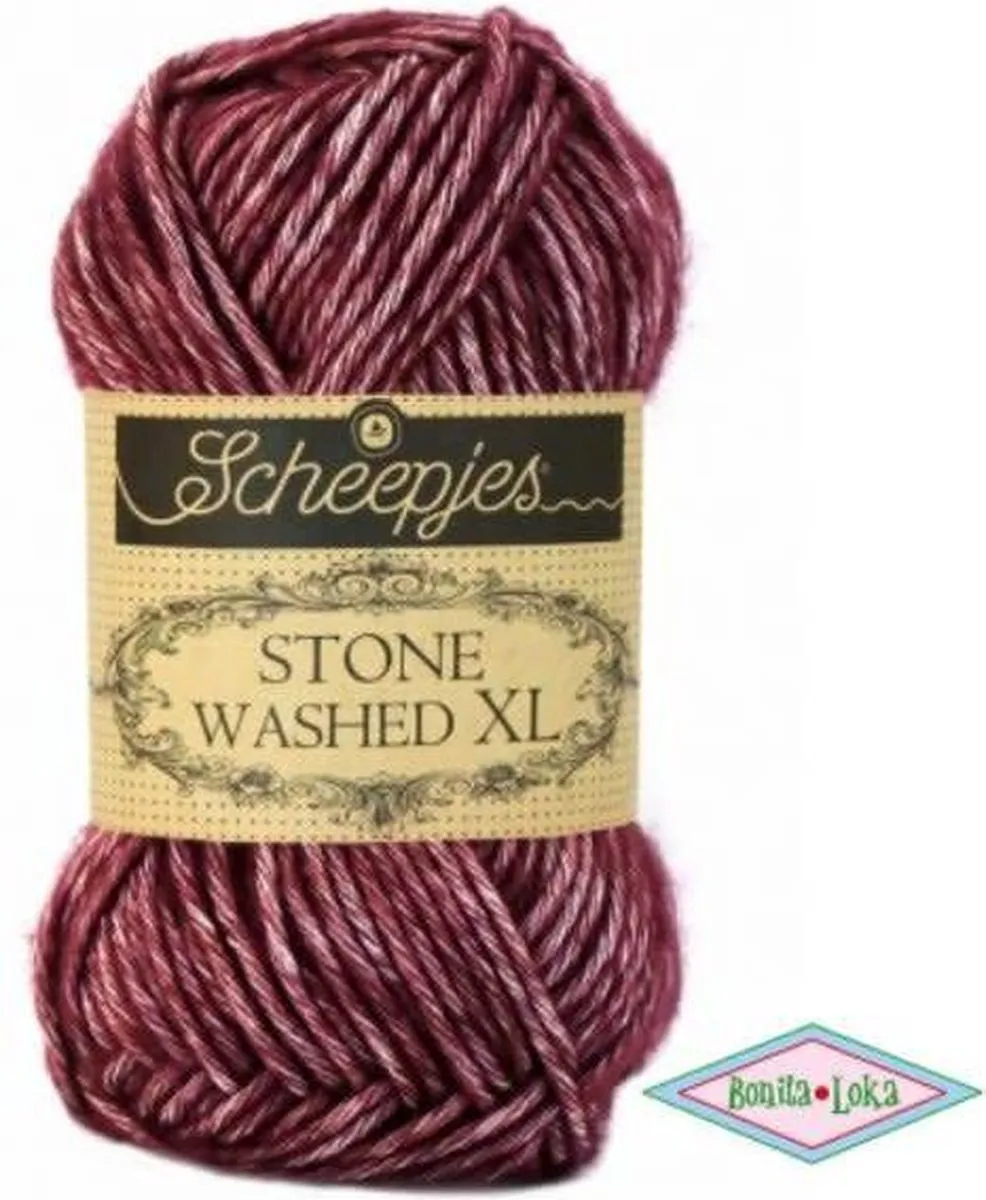 Scheepjes Stone Washed XL 50g - Garnet