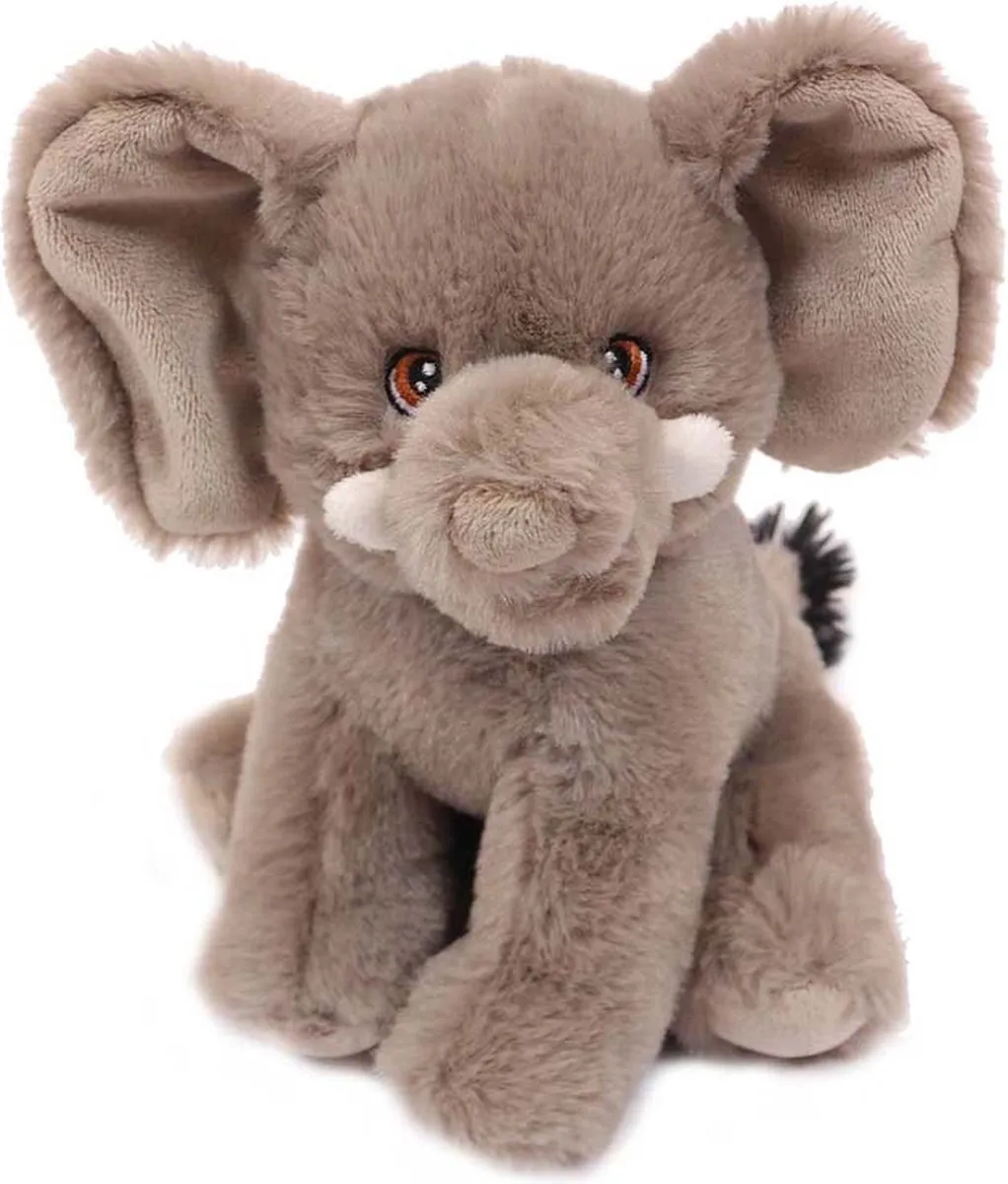 PIA Soft Toys Olifant Zittend ECO 20cm