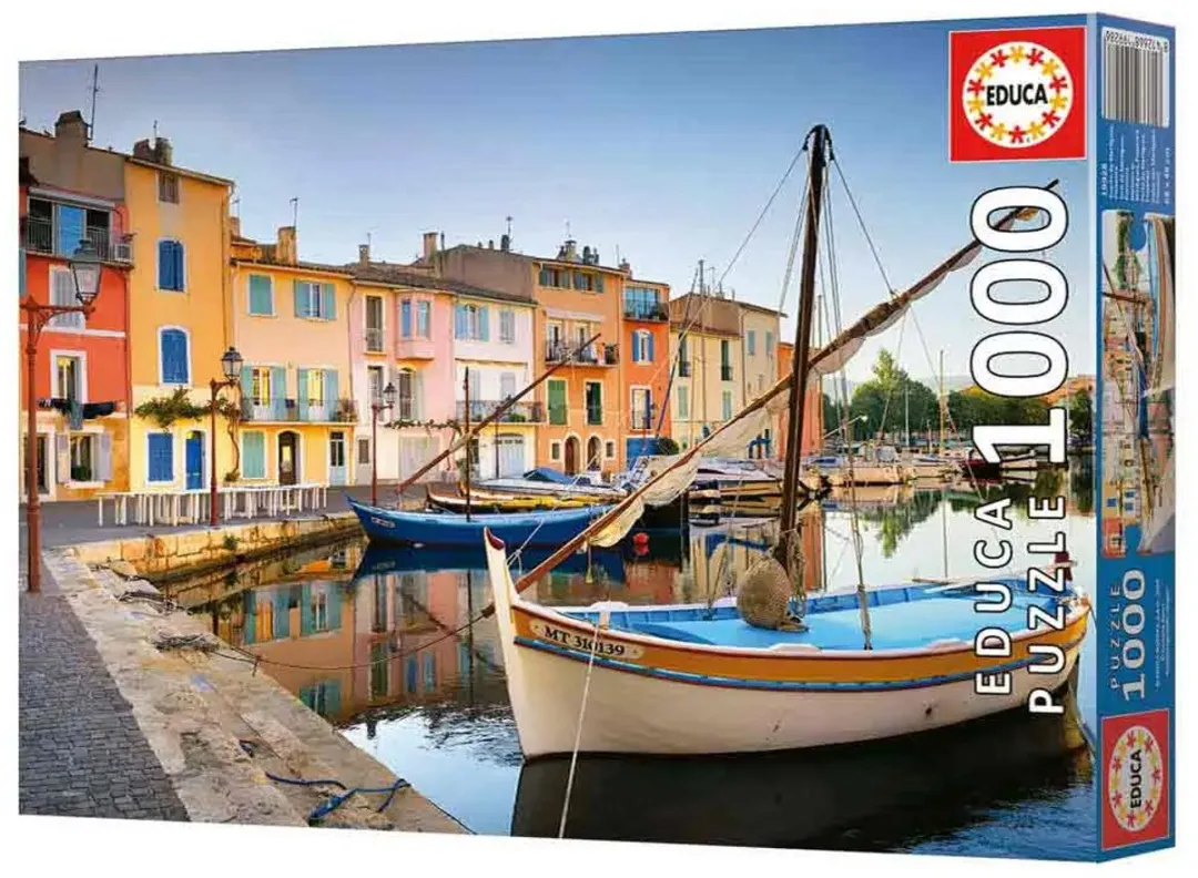 Educa Haven van Martigues Provence Puzzel 1000 Stuks - Multicolor