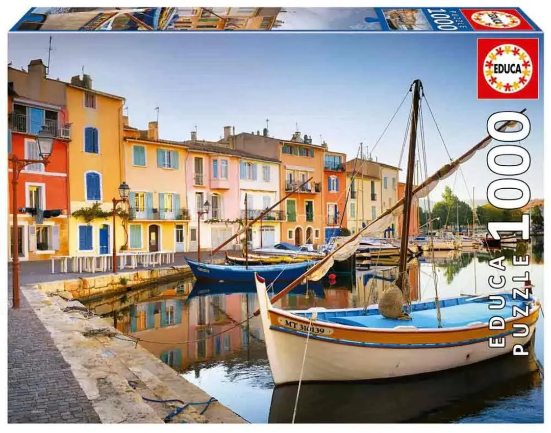 Educa Haven van Martigues Provence Puzzel 1000 Stuks - Multicolor