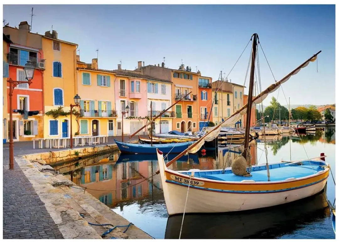 Educa Haven van Martigues Provence Puzzel 1000 Stuks - Multicolor