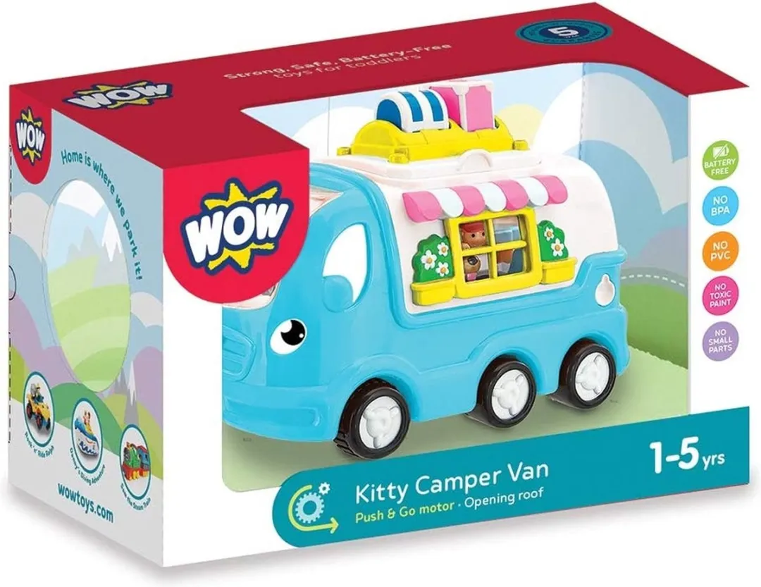 WOW Toys Camper Kitty WW 10324 Speelgoedvoertuig - Multikleur