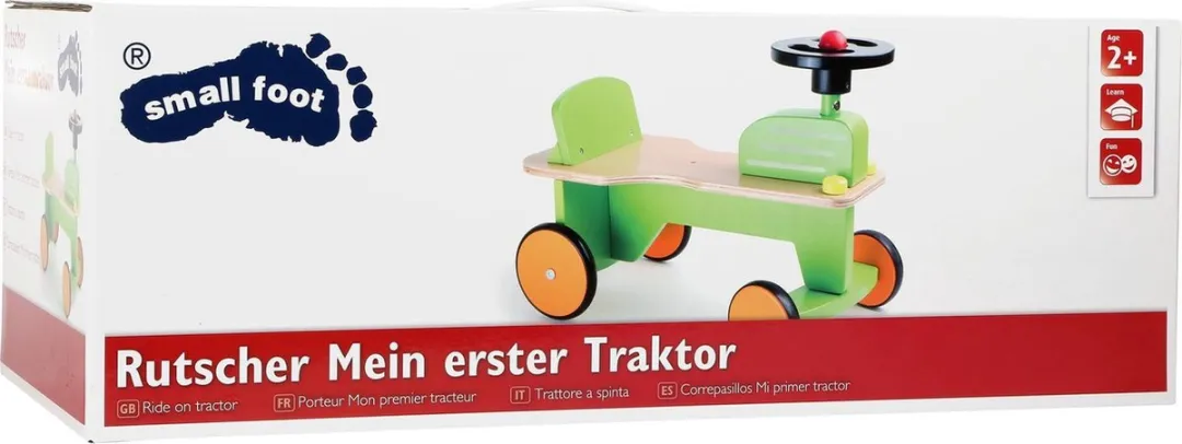 Small Foot Loopfiets Tractor Groen