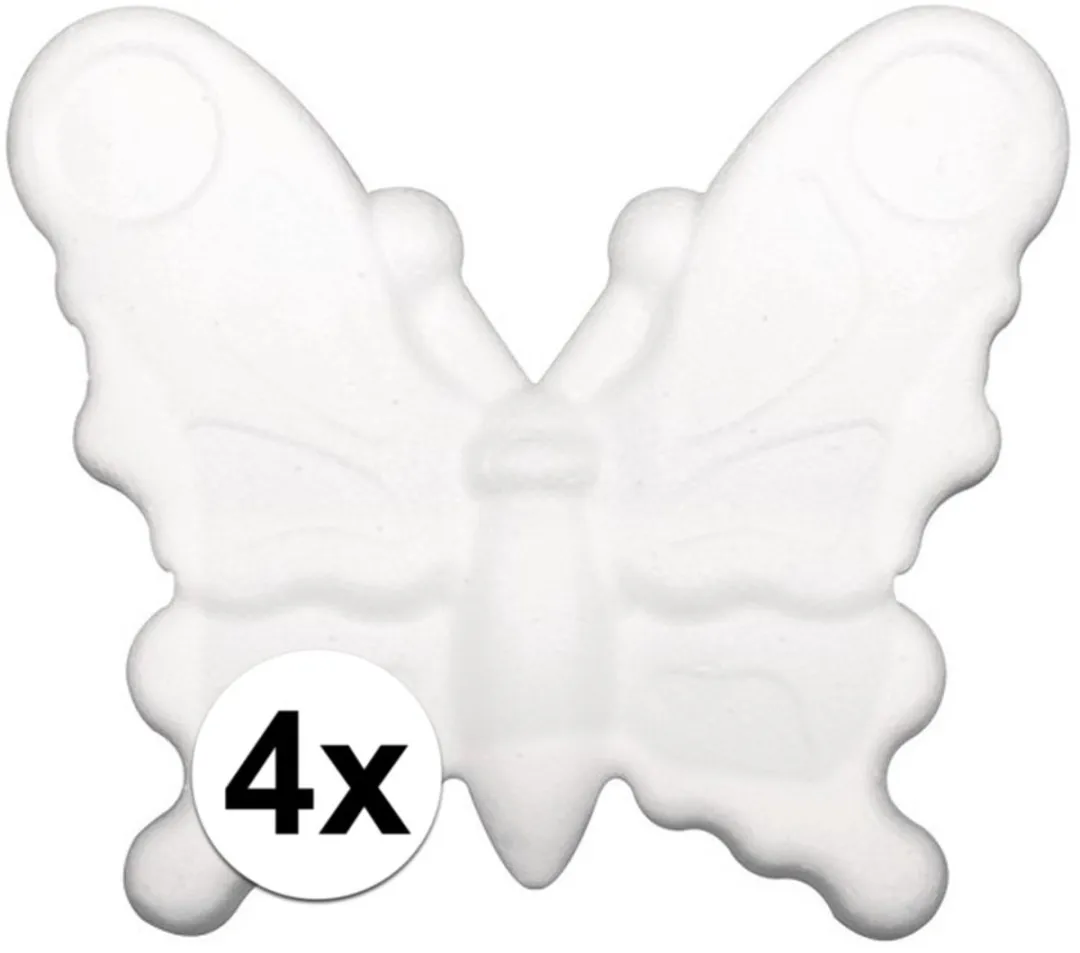 Rayher Hobby Piepschuim Vlinders 12,5cm